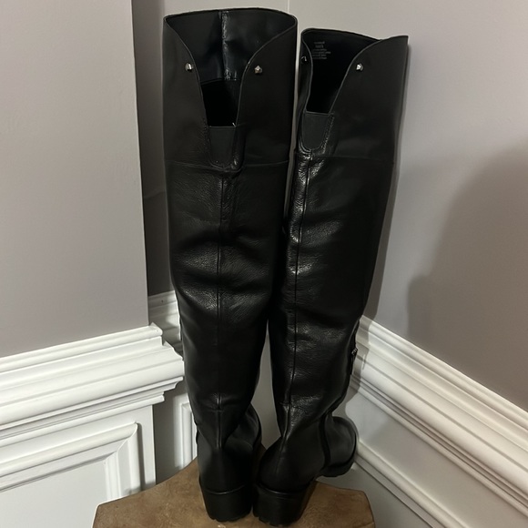 REAL LEATHER NEW ABOVE THE KNEE BOOTS SZ 7.! VINCE CAMUTO - Picture 7 of 11